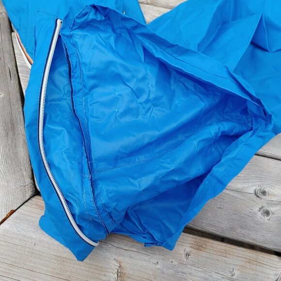VINTAGE BRIGHT BLUE KWAY Jacket US Size 4 Unisex Please see Measurements… - Picture 5 of 11